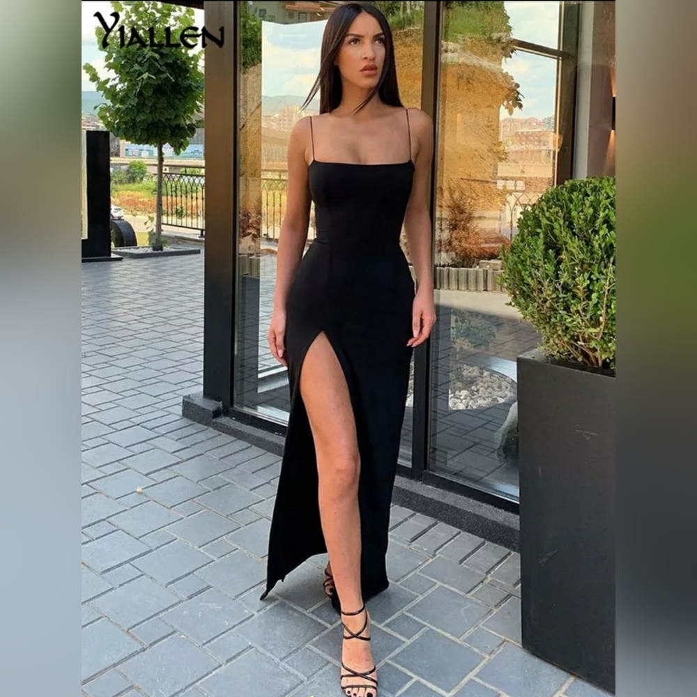 Sexy Long Maxi Dress with Slit - medium & small